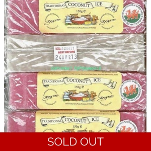 Boynes Welsh Fudge Traditional Handmade Coconut Ice Bars